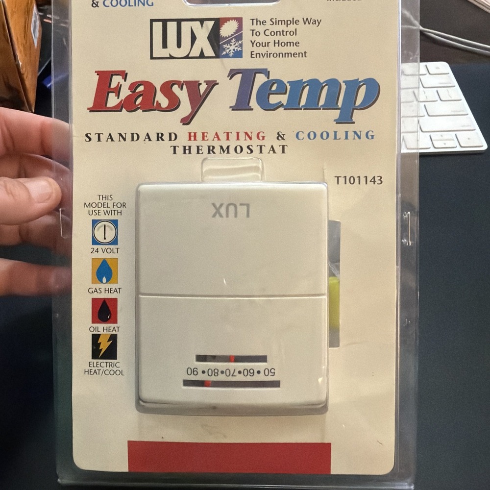 Lux T101143SA Wall-Mounted Digital Thermostat